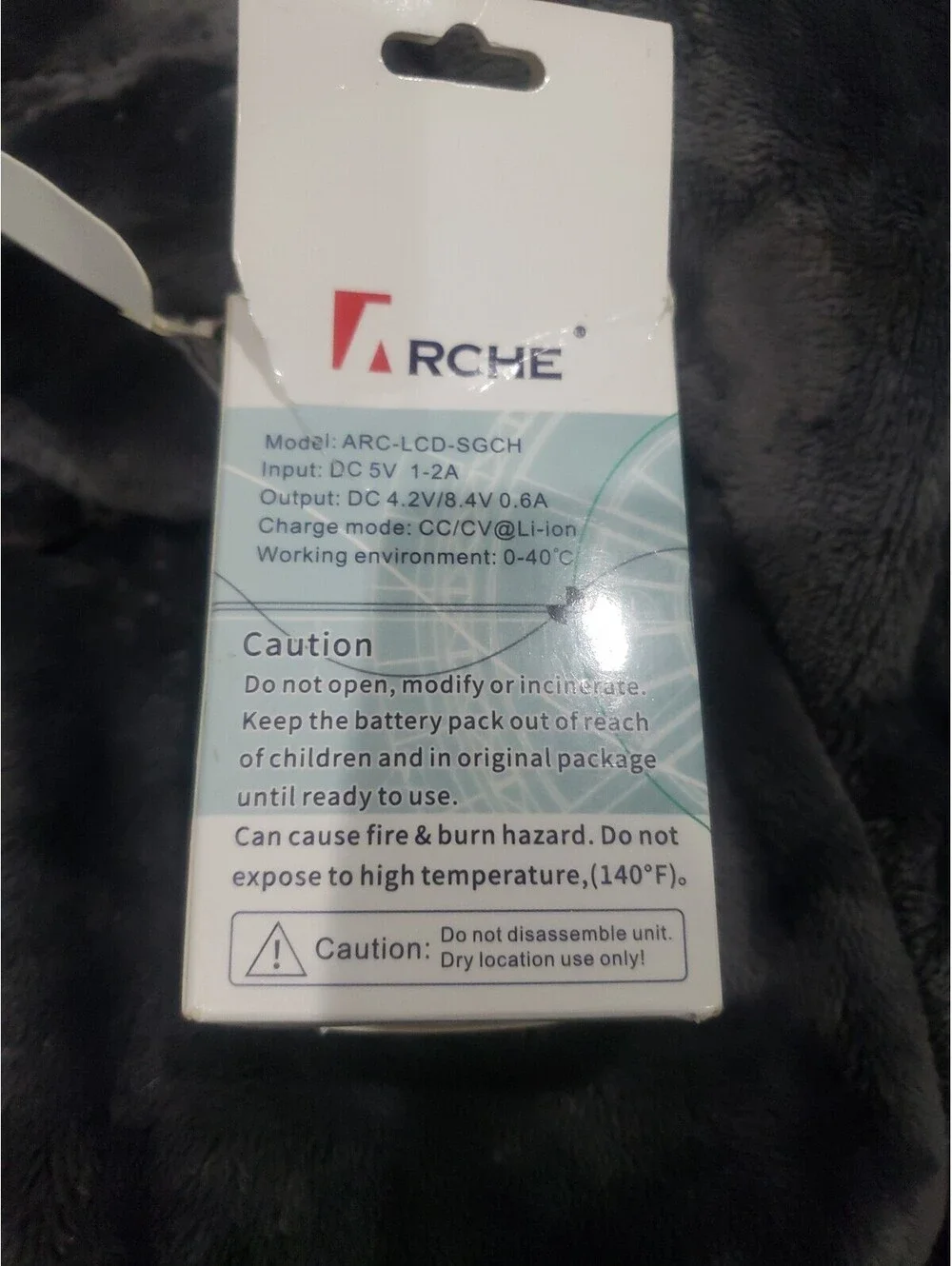 Arche Digital LCD Camera/Camcorder Battery Charger